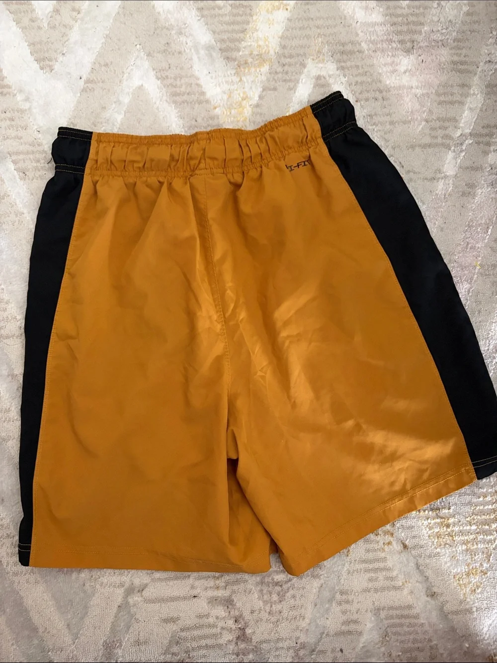 Jordan Sport Dri-Fit Basketball Shorts Black Gold Yellow Men’s Medium